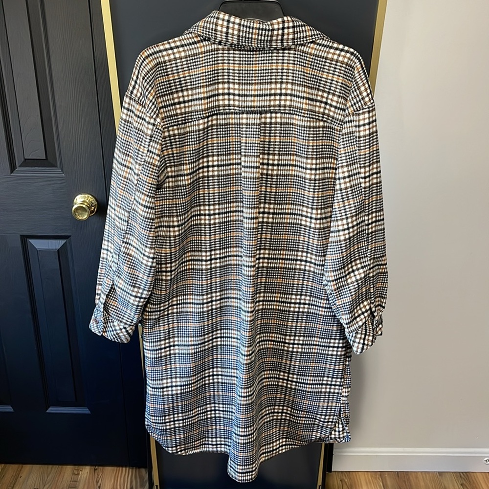 Ruby Rd. Plaid Long Coat - Picture 3 of 3
